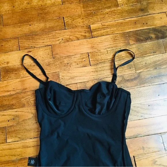 Norma Kamali Women’s Standard Underwire Swim Dress Mini Black Size S - Picture 9 of 16